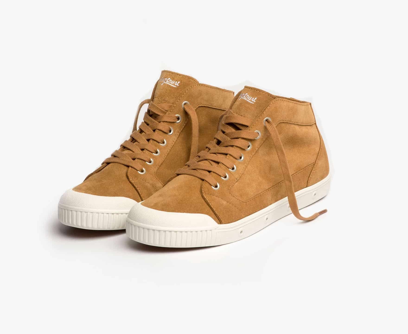 Spring Court M2 SILKY SUEDE Women's Trainers Brown | South Africa-41LKUNQOC